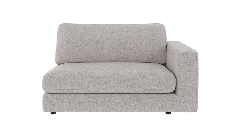 127910 b sb A Duncan 1,5 seater R light grey fabric Oscar #196 (c3).