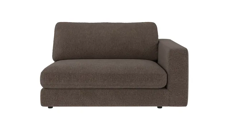 127010 b sb A Duncan 1,5 seater R brown-grey fabric Max #176 (c2).