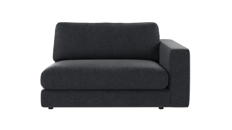 127430 b sb A Duncan 1,5 seater R dark blue fabric Robin #90 (c3).