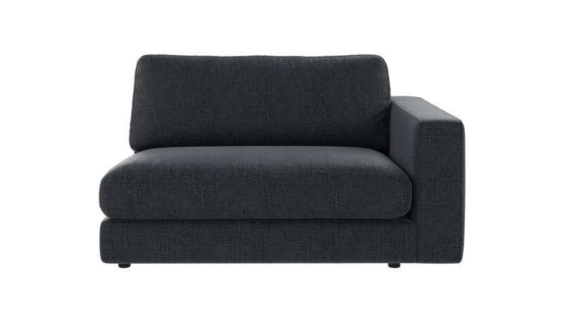 127430 b sb A Duncan 1,5 seater R dark blue fabric Robin #90 (c3).