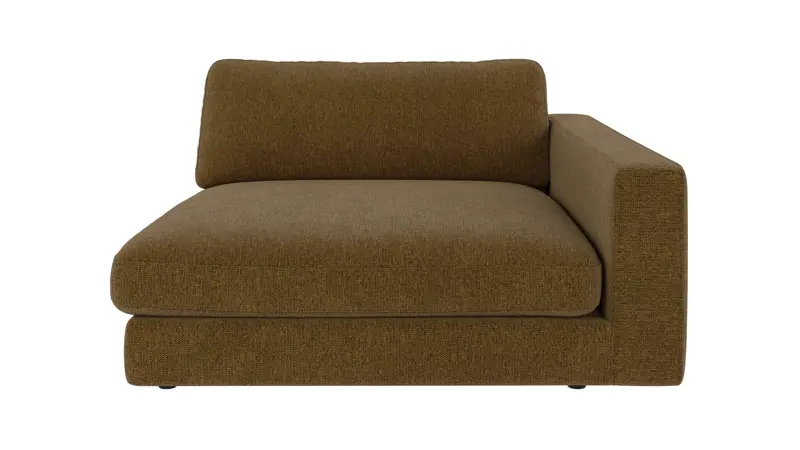126963 b sb A Duncan 1,5 seater chaise longue R yellow-green fabric Max #14 (c2).