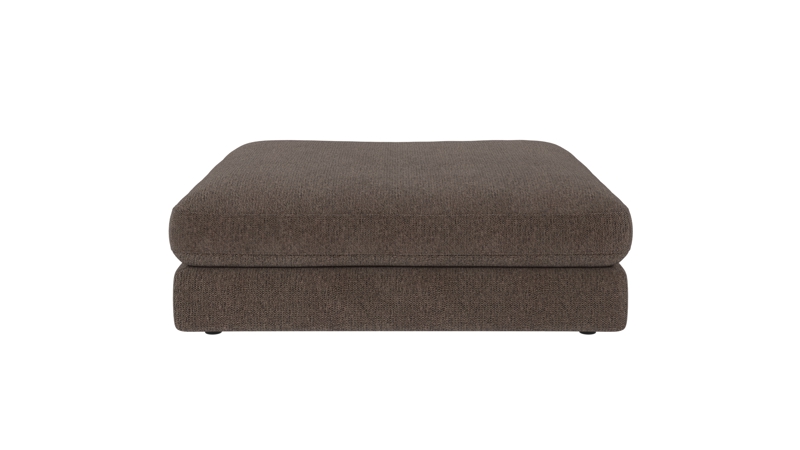 127000 b sb A Duncan foot stool brown-grey fabric Max #176 (c2).