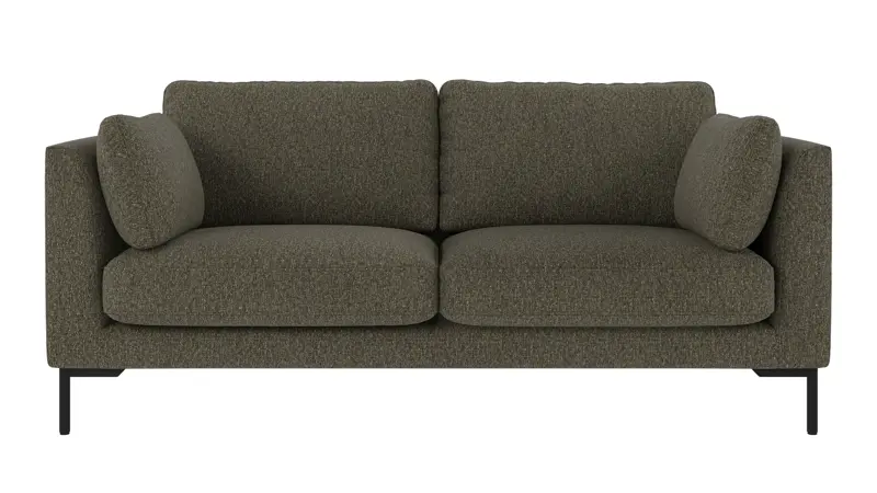 130301 b sb A Corwin sofa 2,5-seater green-brown fabric Oscar #88 (c3).