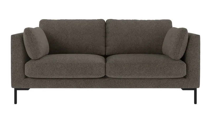 129761 b sb A Corwin sofa 2,5-seater brown-grey fabric Max #176 (c2).
