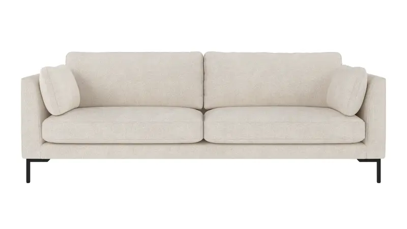 130110 b sb A Corwin sofa 3-seater ivory fabric Anna #20 (c3).