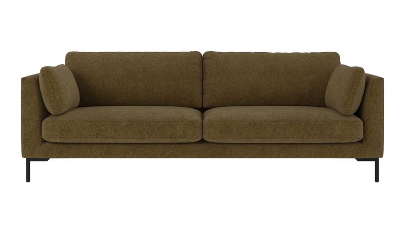 129740 b sb A Corwin sofa 3-seater yellow-green fabric Max #14 (c2).