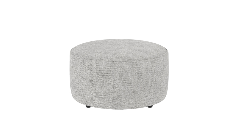 148333 b sb A Joplin pouf Ø70 light grey fabric Max #60 (c2).