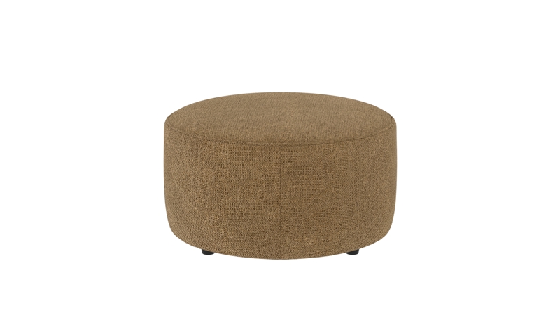 148334 b sb A Joplin pouf Ø70 yellow fabric Max #170 (c2).