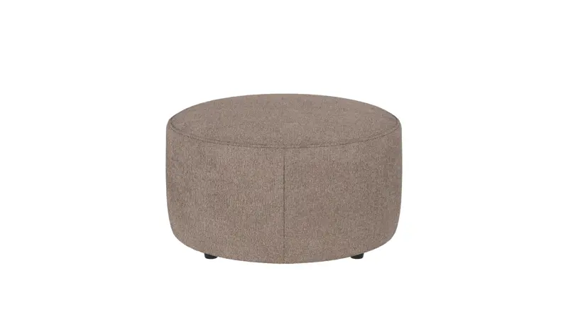148361 b sb A Joplin pouf Ø70 light beige fabric Greg #3 (c2).