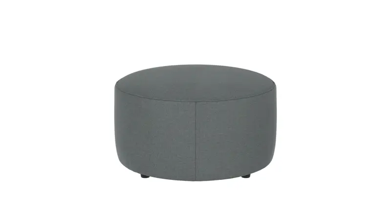 148385 b sb A Joplin pouf Ø70 green fabric Rita #158 (c2).