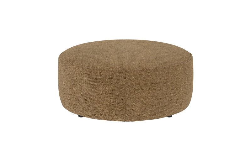 148634 b sb A Joplin pouf Ø90 yellow fabric Max #170 (c2).