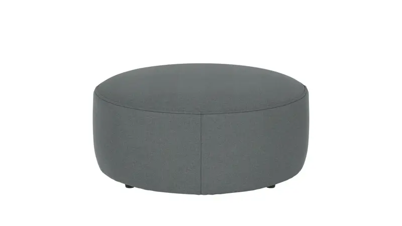 148685 b sb A Joplin pouf Ø90 green fabric Rita #158 (c2).