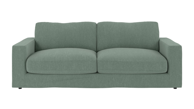 260280 b sb A Langdon 3-seater sofa sage fabric Casual #22.