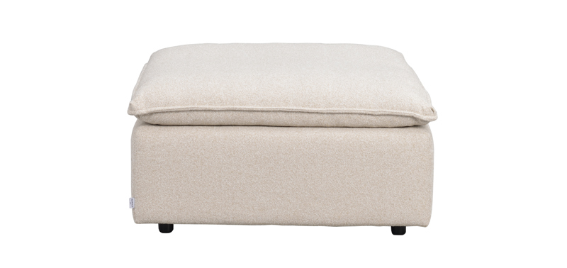 219421 b sb a Rawlins pouf lightbeige Sandra fabric.