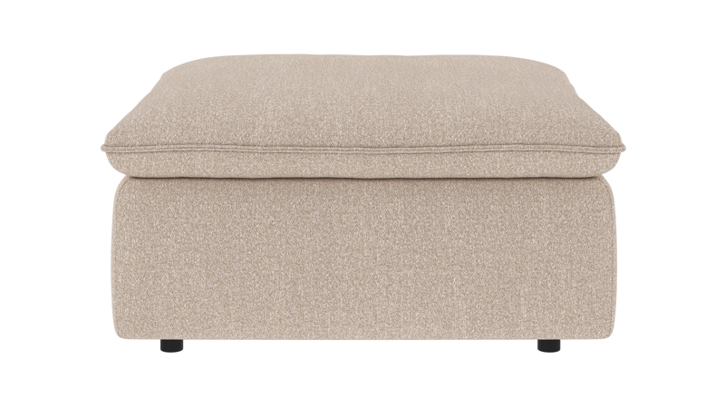 219421 b sb A Rawlins foot stool light beige fabric Sandra #903 (c2).