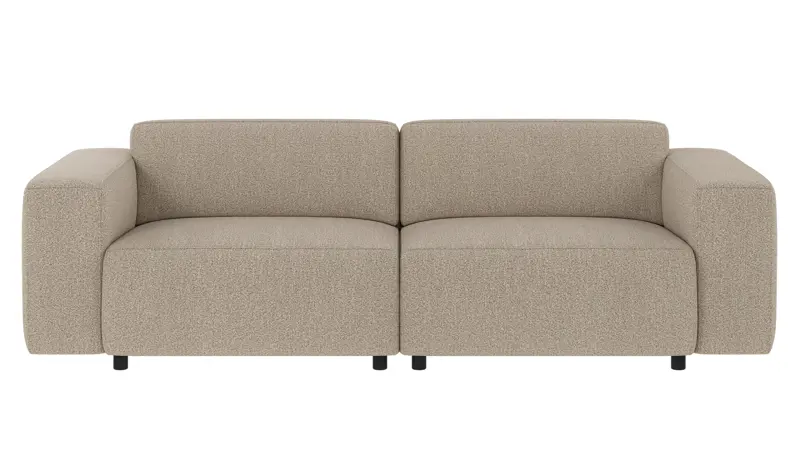 150020 b sb A Willard sofa 3-seater dark beige fabric Sandra #904 (c2).