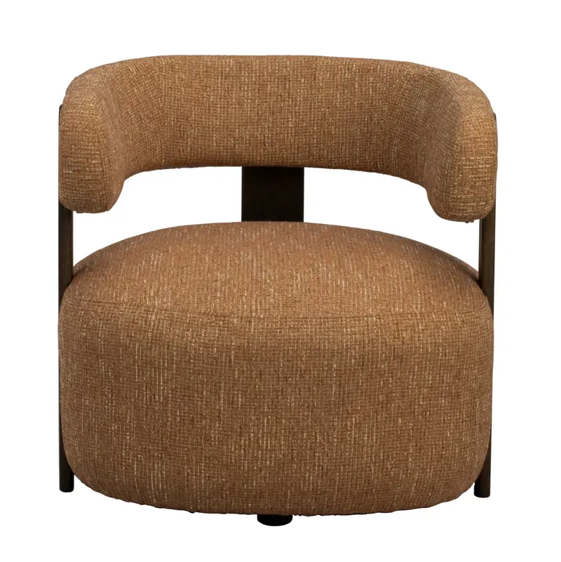 151518 b sb a Jenison lounge chair amber brown oak.