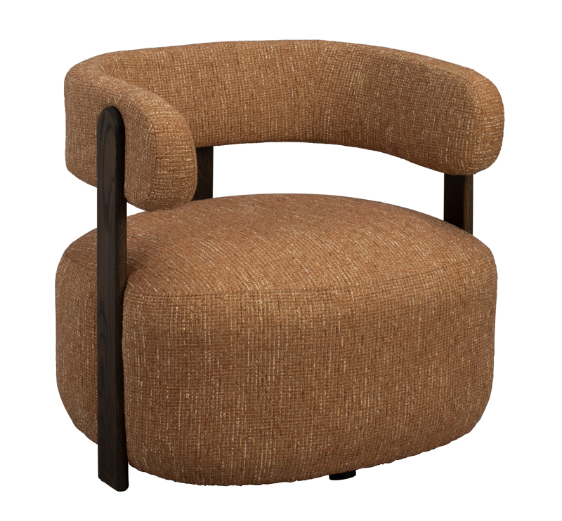 151518 b sb b Jenison lounge chair amber brown oak.