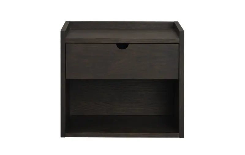 134212 b sb a Hillmond shelf bed table brown oak.