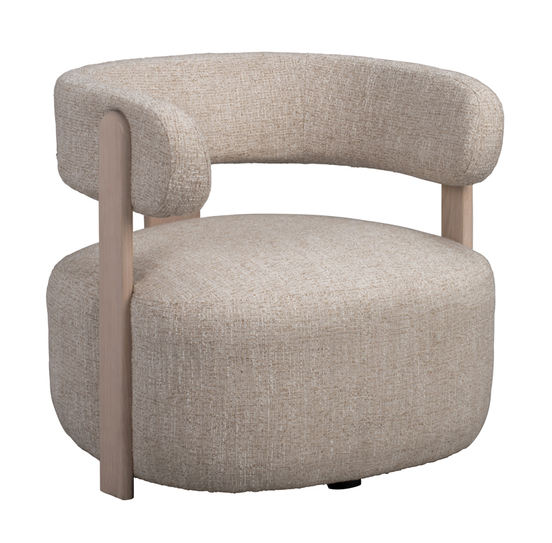 151510 b sb b Jenison lounge chair light beige whitepigm. oak B.