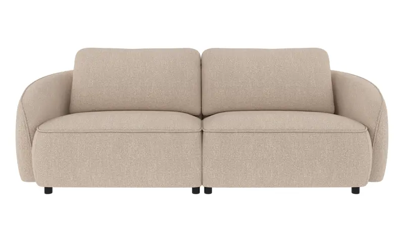242150 b sb A Norris sofa 3-seater light beige fabric Sandra #903 (c2).