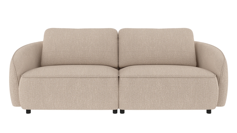 242150 b sb A Norris sofa 3-seater light beige fabric Sandra #903 (c2).