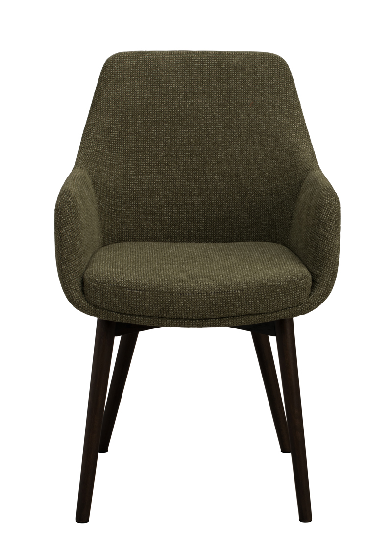 241047 b sb a Denley armchair green brown oak.