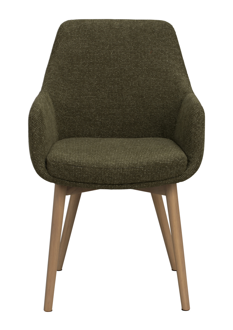 241046 b sb a Denley armchair green whitepigm. oak b.
