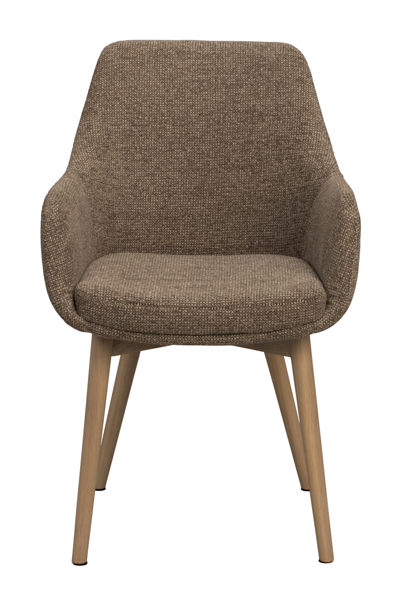 241043 b sb a Denley armchair dark beige whitepigm. oak b.