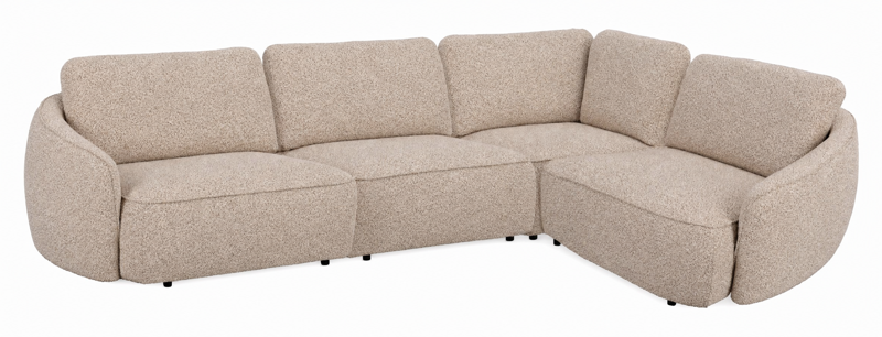 124576 b sb a Norris sofa 2+3 light beige fabric Anna #2.