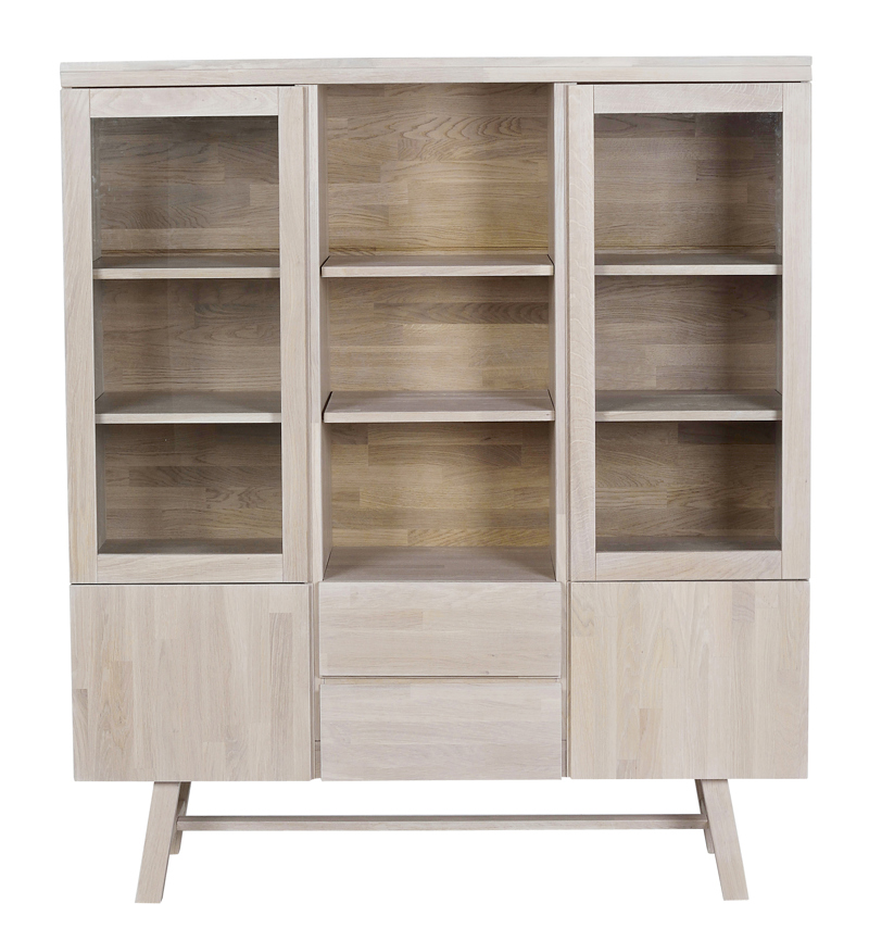 Brooklyn highboard whitewash b