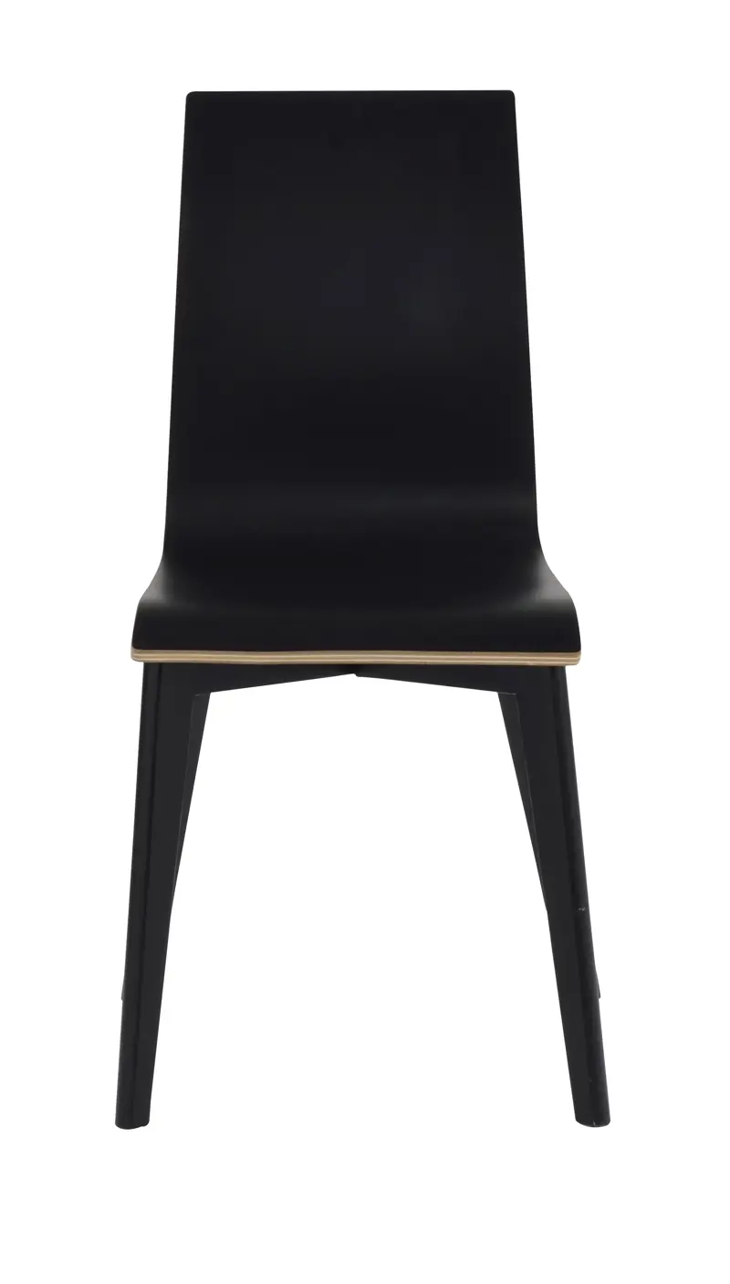 Gracy stol svart laminat/svart b.