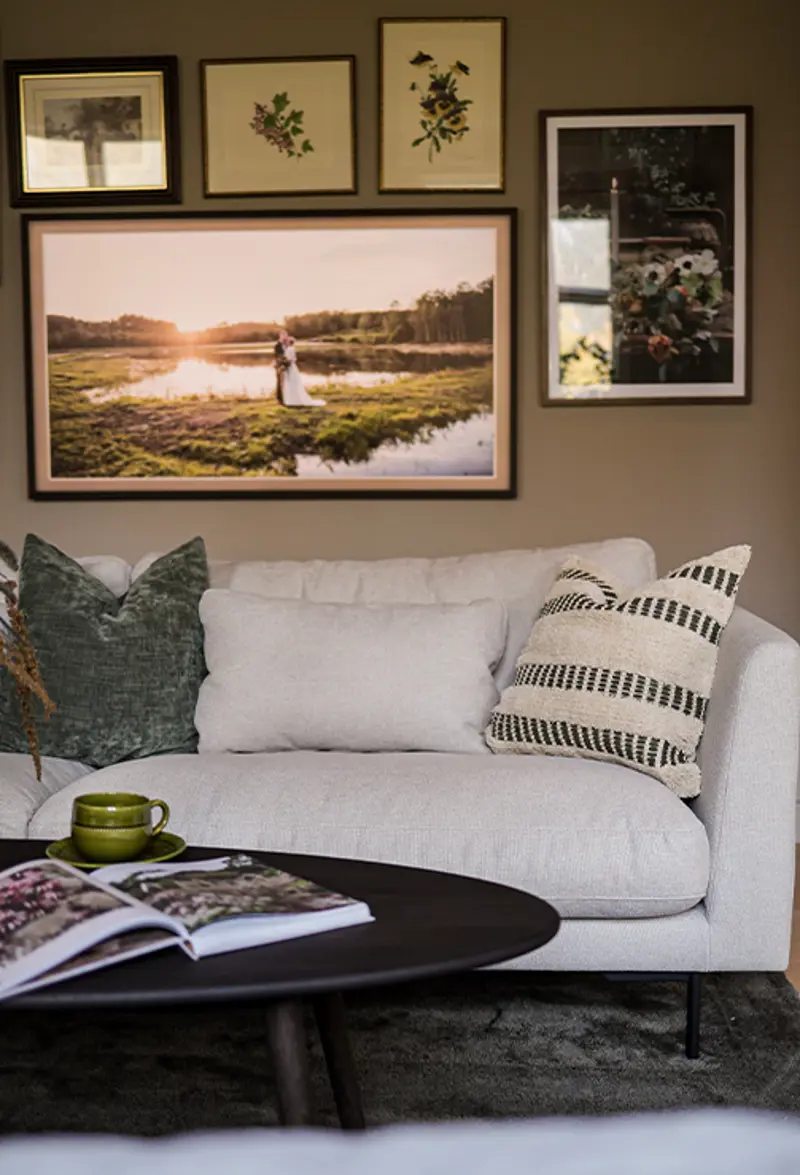 Colseup corwin sofa.