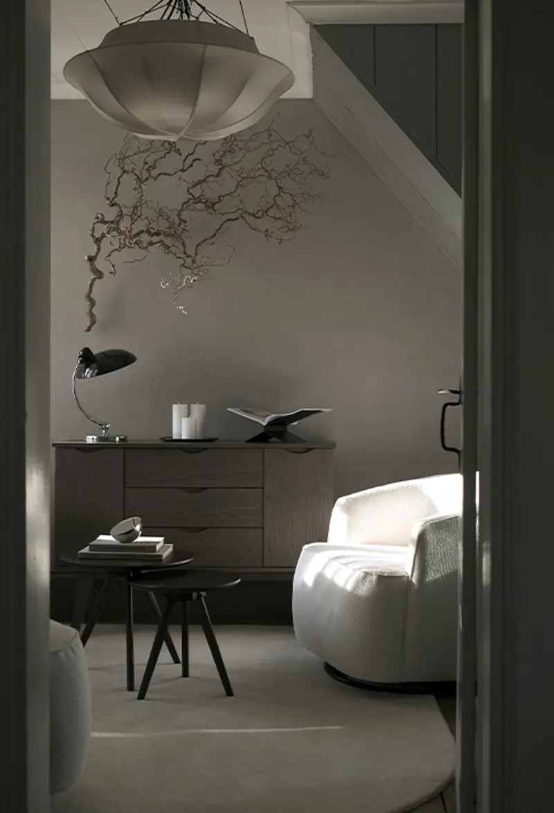 Filippa sideboard yumi coffee table dermot sofa chair.