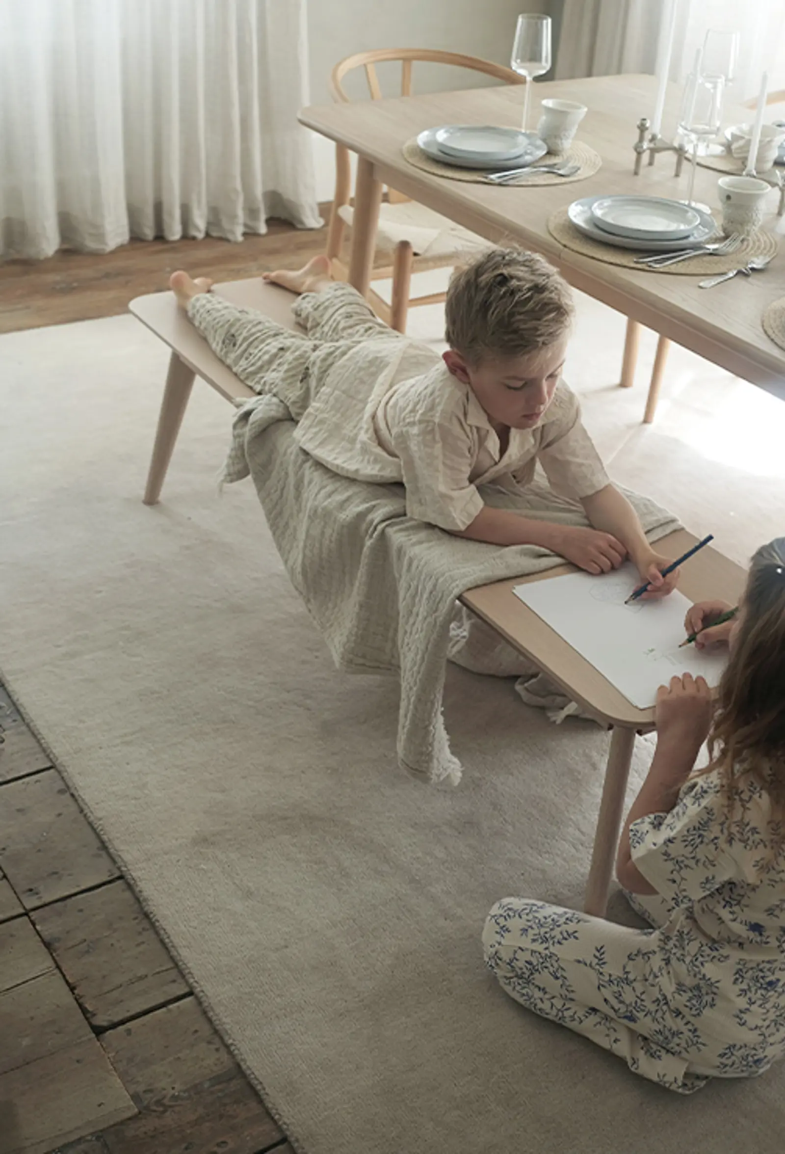 Yumi bench ww children.