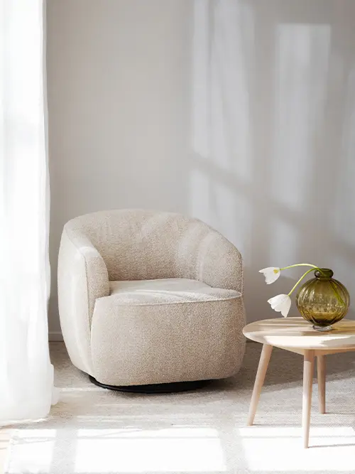 Dermot sofa chair light beige 125400.