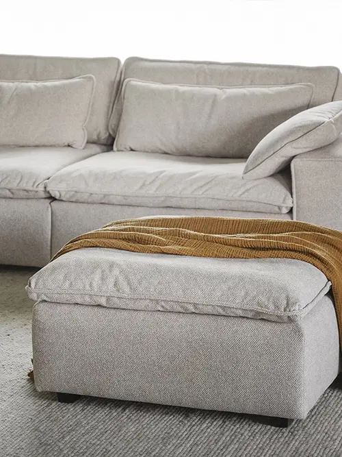 Rawlins foot stool beige 122642.