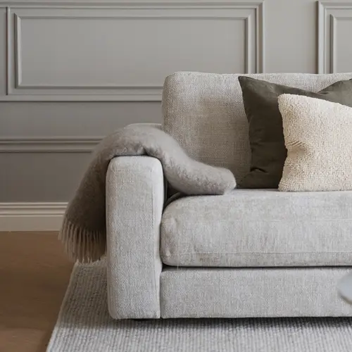 Beige duncan soffa