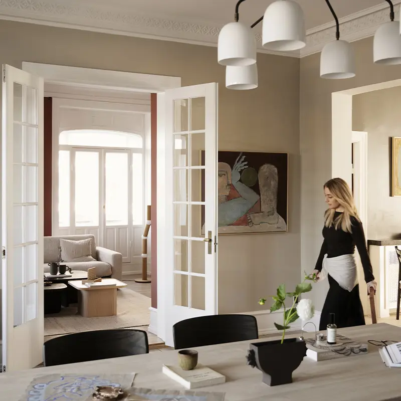 Clapperton dining table maymont chair.