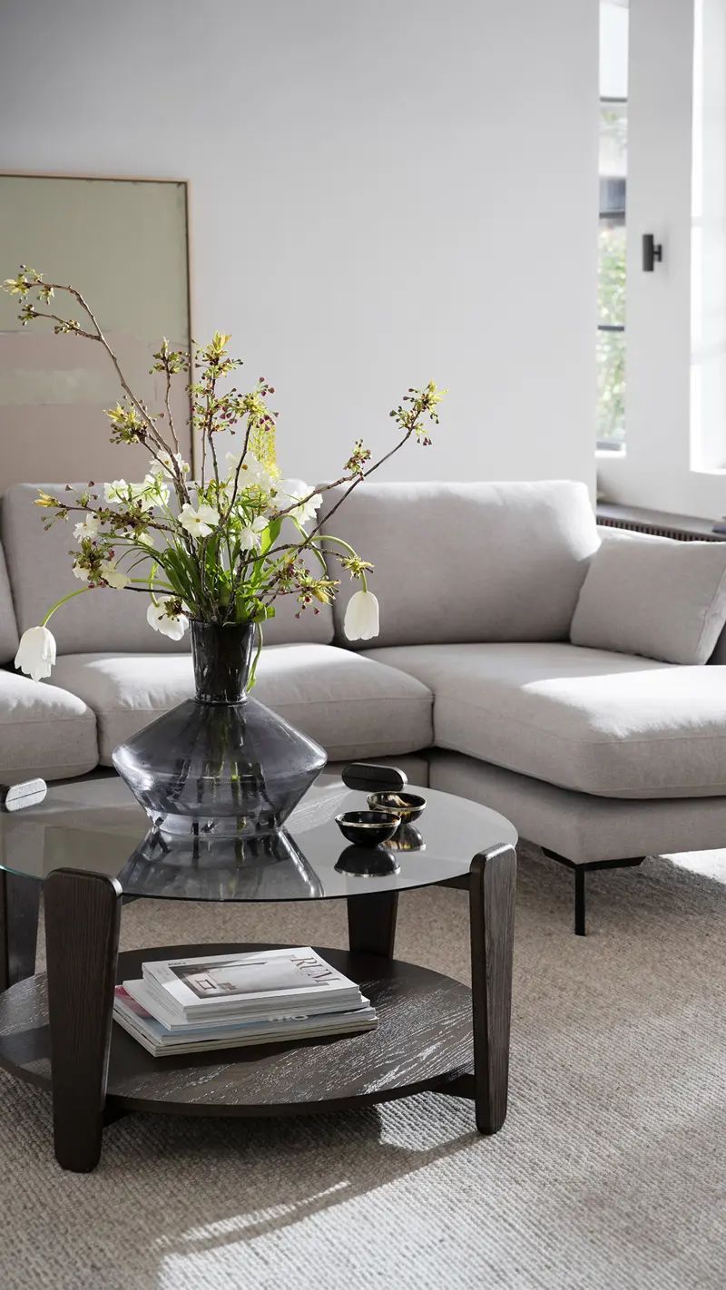 corwin sofa arran coffee table.