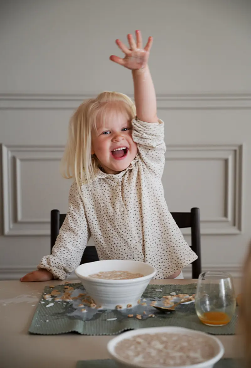 Fairmount dining table food.