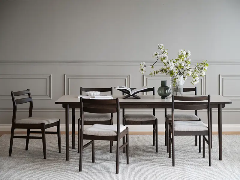 Fairmount kerwin dining chair brown.