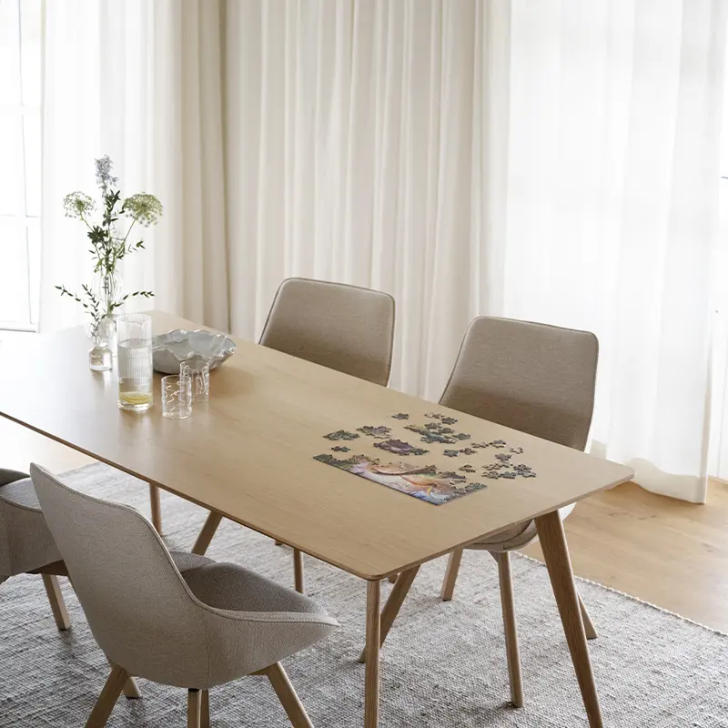 yumi dining table oak alison chair.