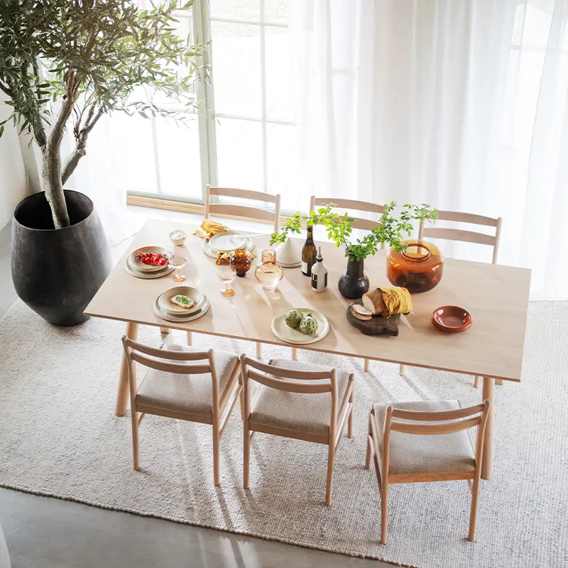 Clapperton fining table kerwin chair beige ww.