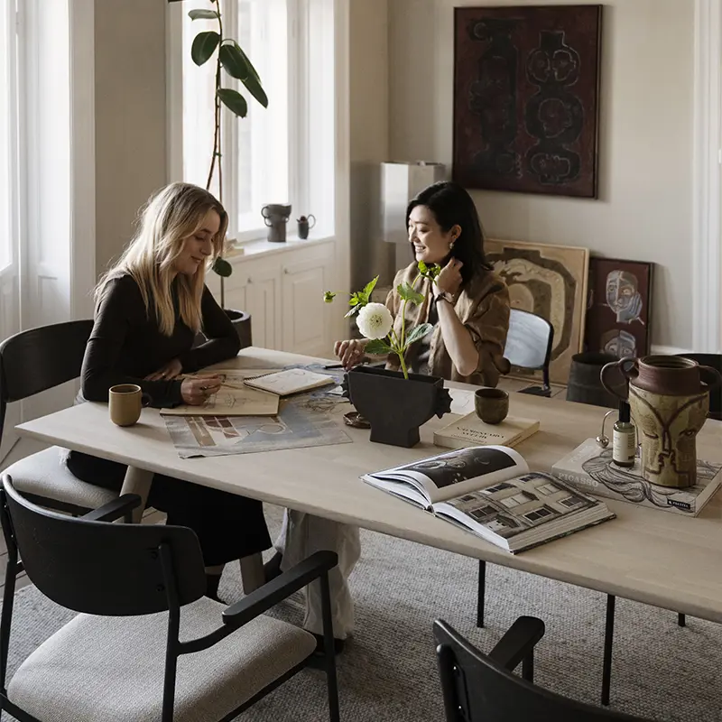 Josefine och andrea maymont and clapperton dining table.