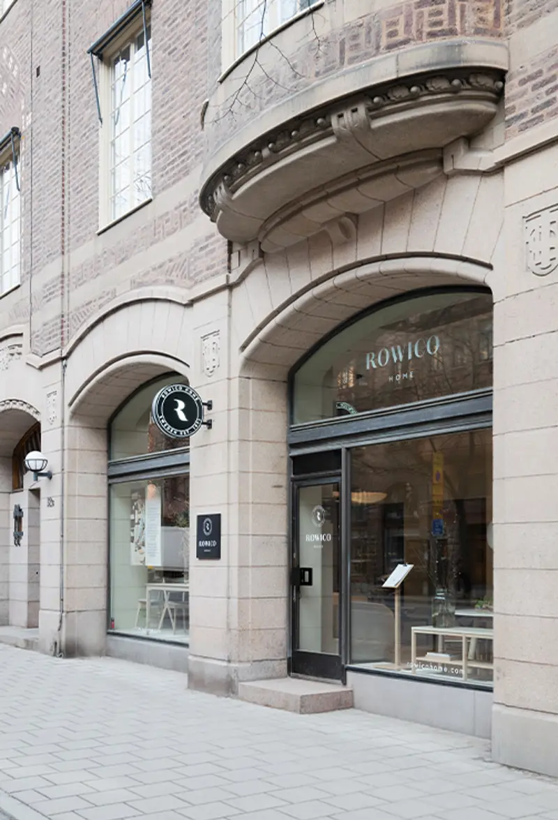 Showroom stockholm ooutside.