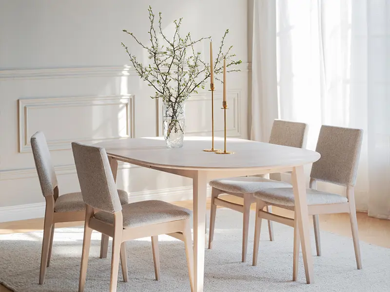 Filippa dining table medford chair oljade.