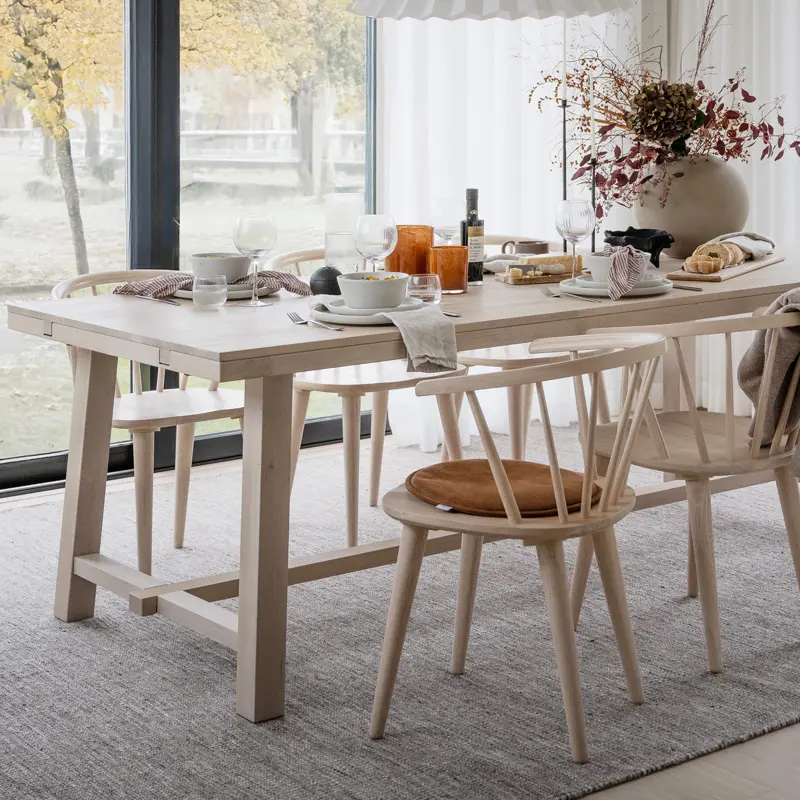 Brooklyn dinning table oak Carmen chair.