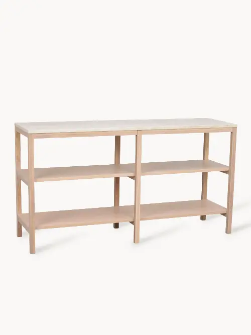 Avlastningsbord Orwel white wash fcfaf8.