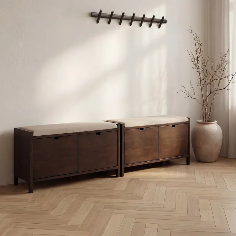 Hillmond bench brown.